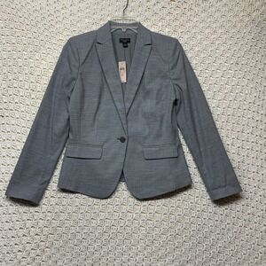Ann Taylor Blazer Coats Women Size 6‎ Petite 1- Button Work Career Office Jacket